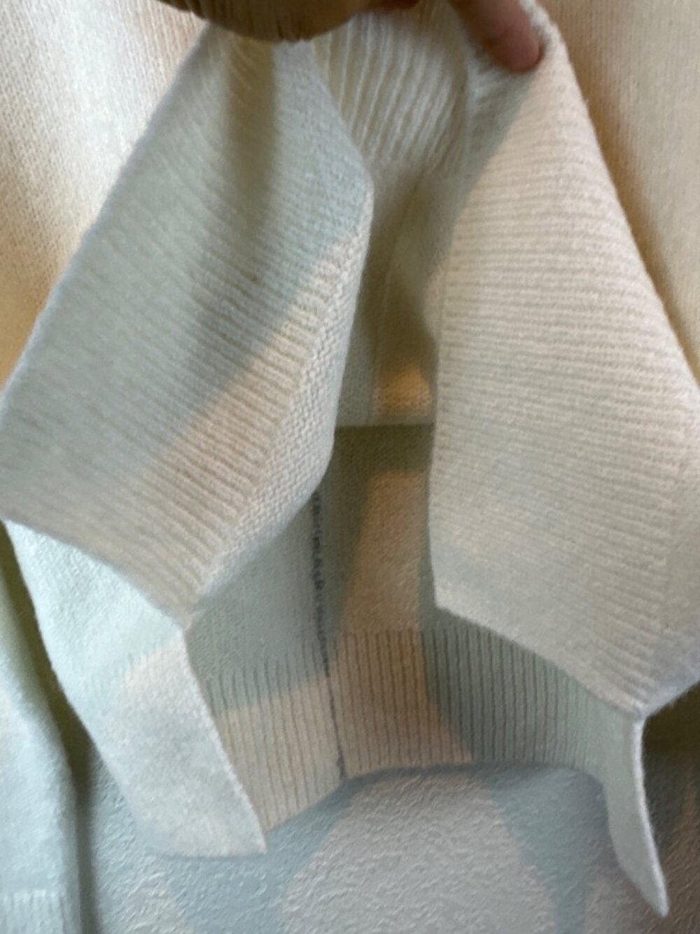 Sweaty Betty Cream Knit Sweater XS Wool Alpaca Blend Cozy Minimalist - Picture 8 of 13